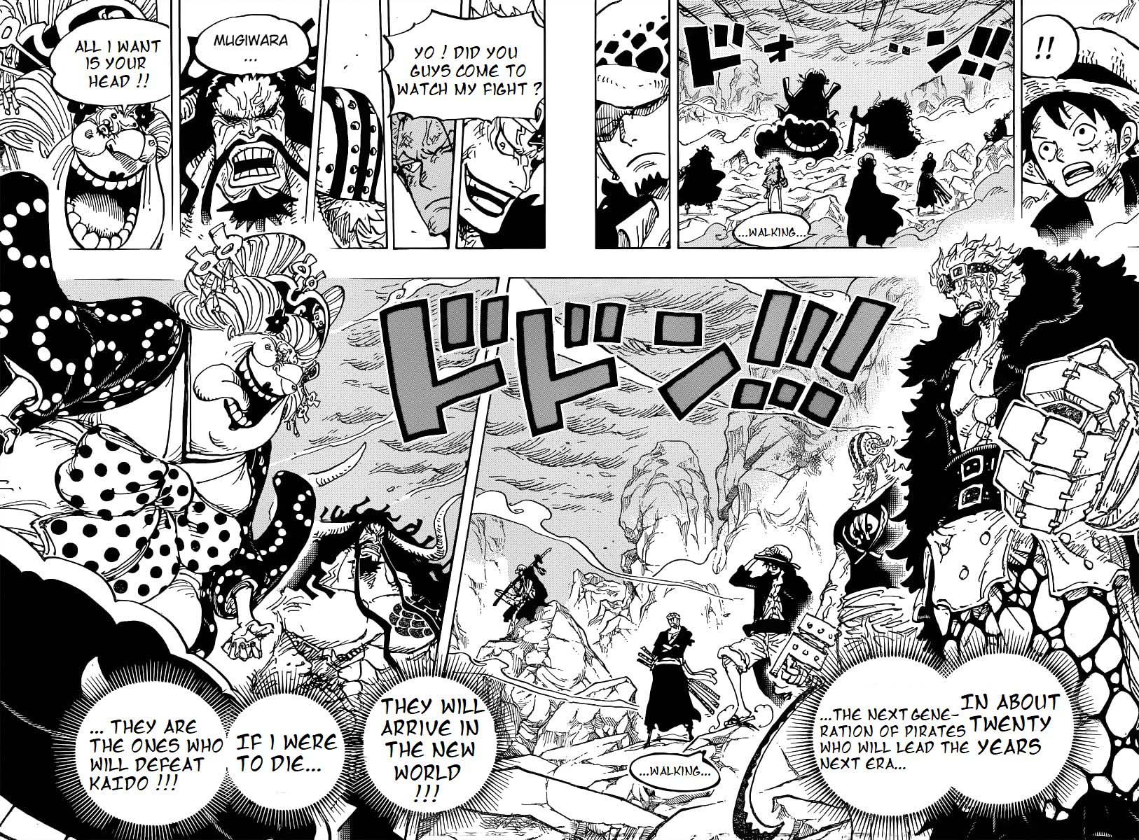 One Piece manga, chapter 1000, page 9 of 18