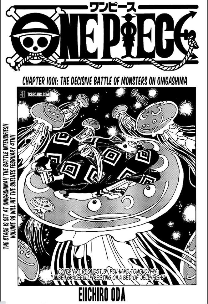 One Piece Chapter 1001 page 1 - Chapter 1001: Battle of Monsters on Onigashima