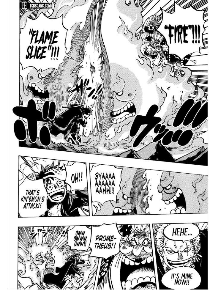 One Piece Chapter 1001 page 6 - Chapter 1001: Battle of Monsters on Onigashima