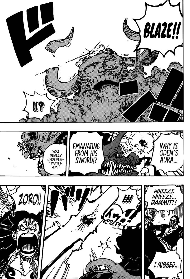 One Piece manga, chapter 1002, page 12 of 17