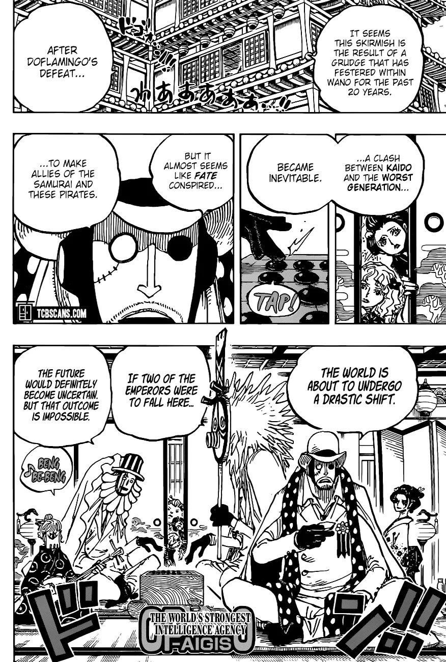 One Piece Chapter 1003 page 10 - Chapter 1003: Night on the Board