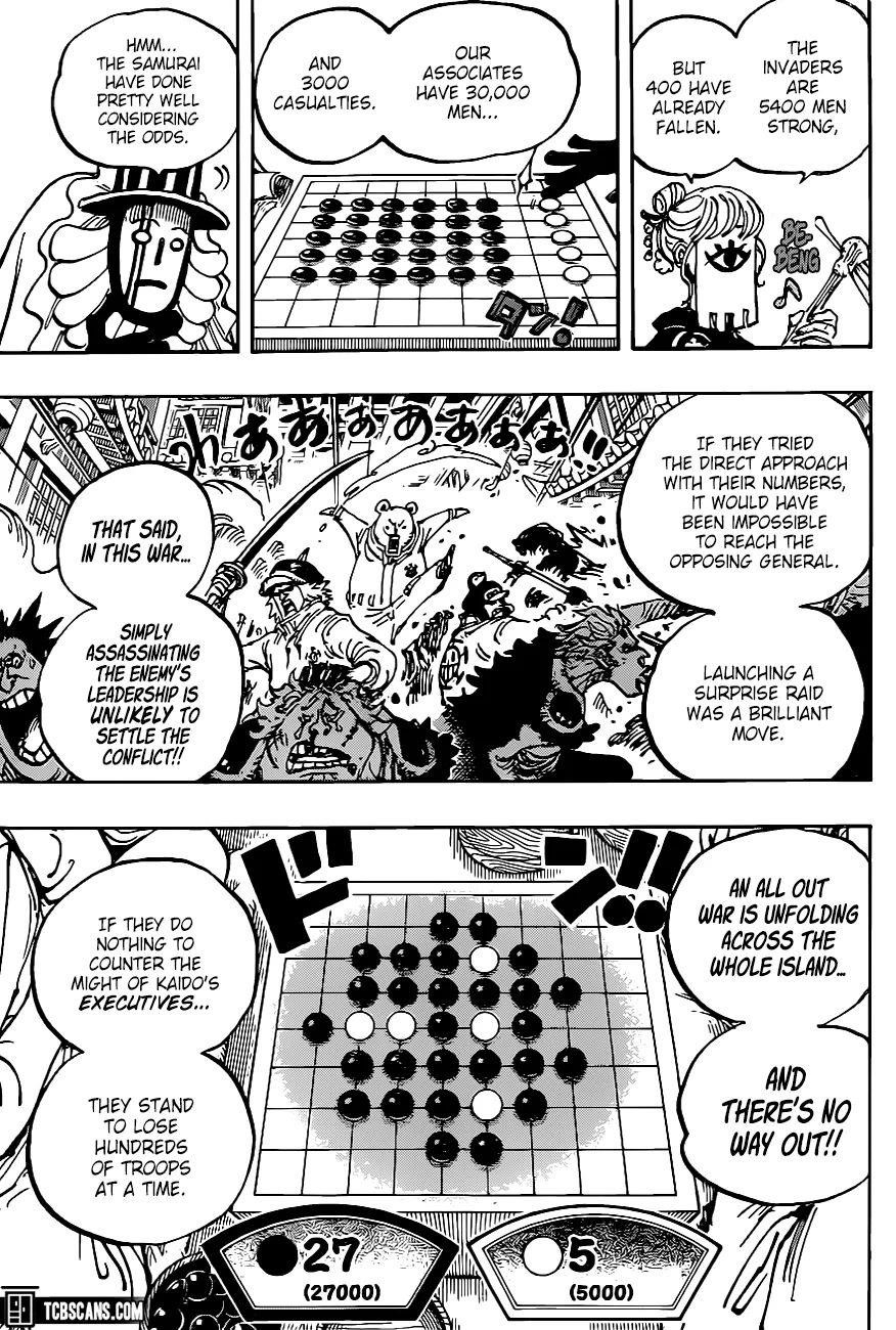 One Piece Chapter 1003 page 11 - Chapter 1003: Night on the Board