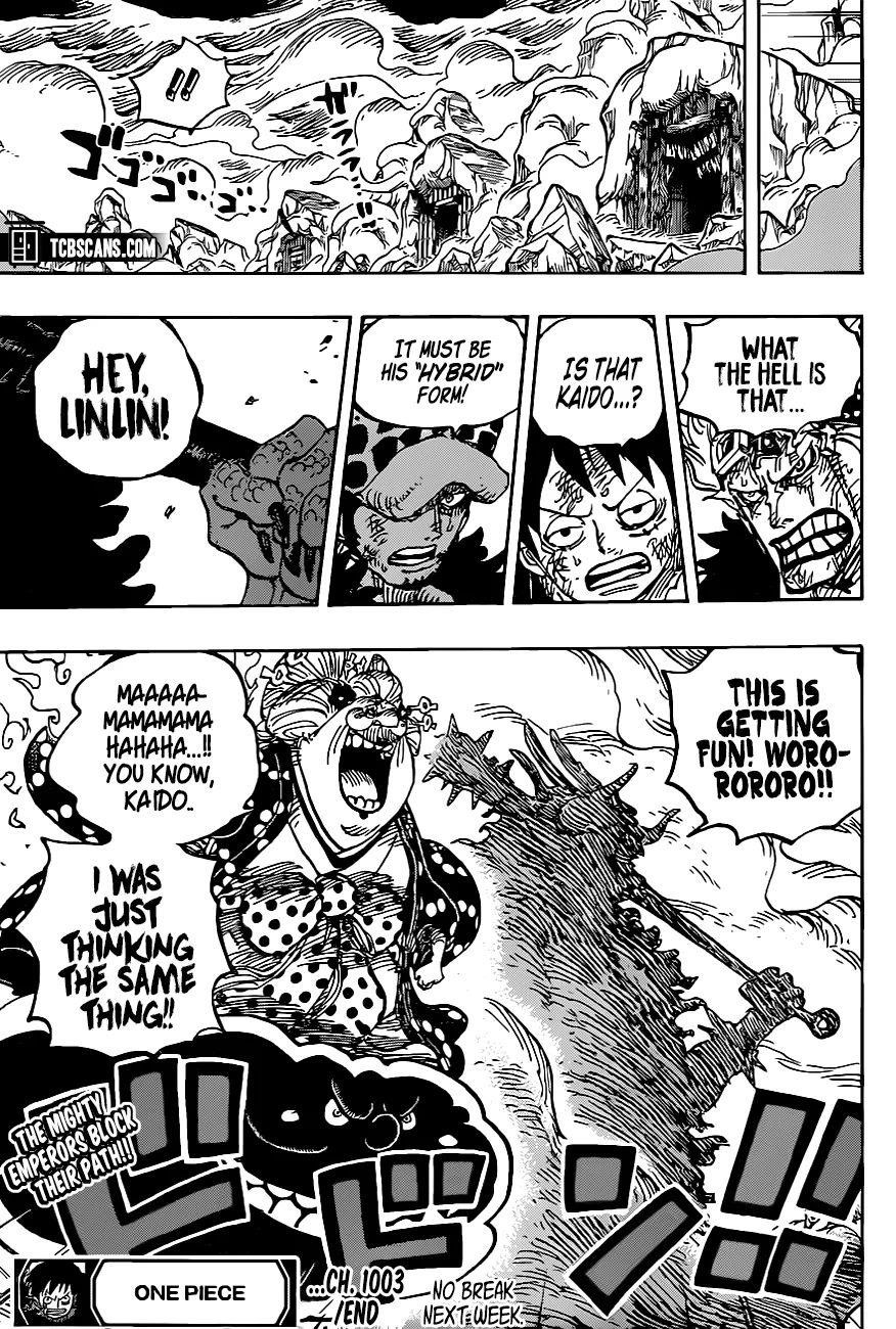 One Piece Chapter 1003 page 13 - Chapter 1003: Night on the Board
