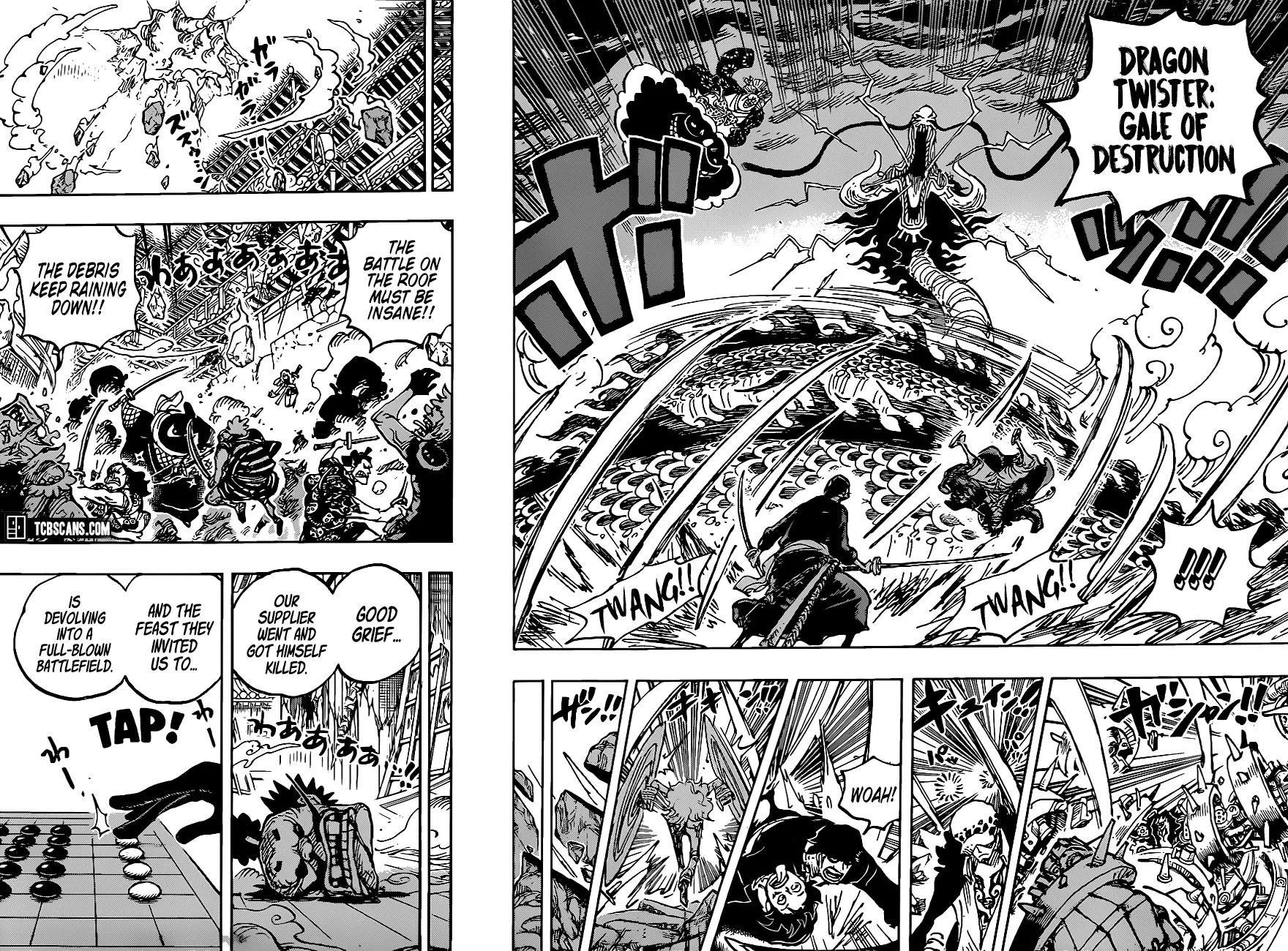 One Piece Chapter 1003 page 9 - Chapter 1003: Night on the Board