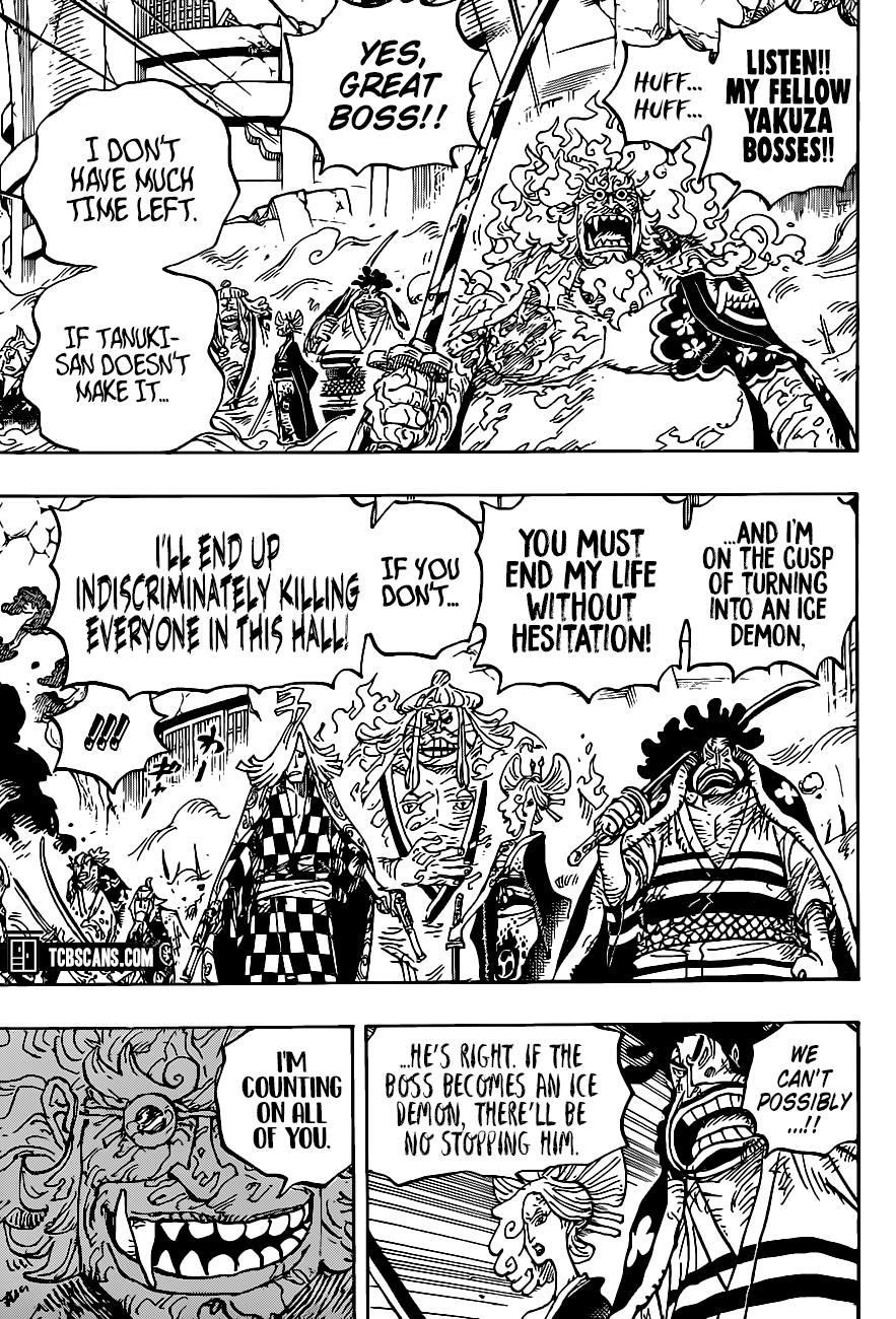 One Piece Chapter 1006 page 11 - Chapter 1006: The Honorable Hyougoro of the Flower