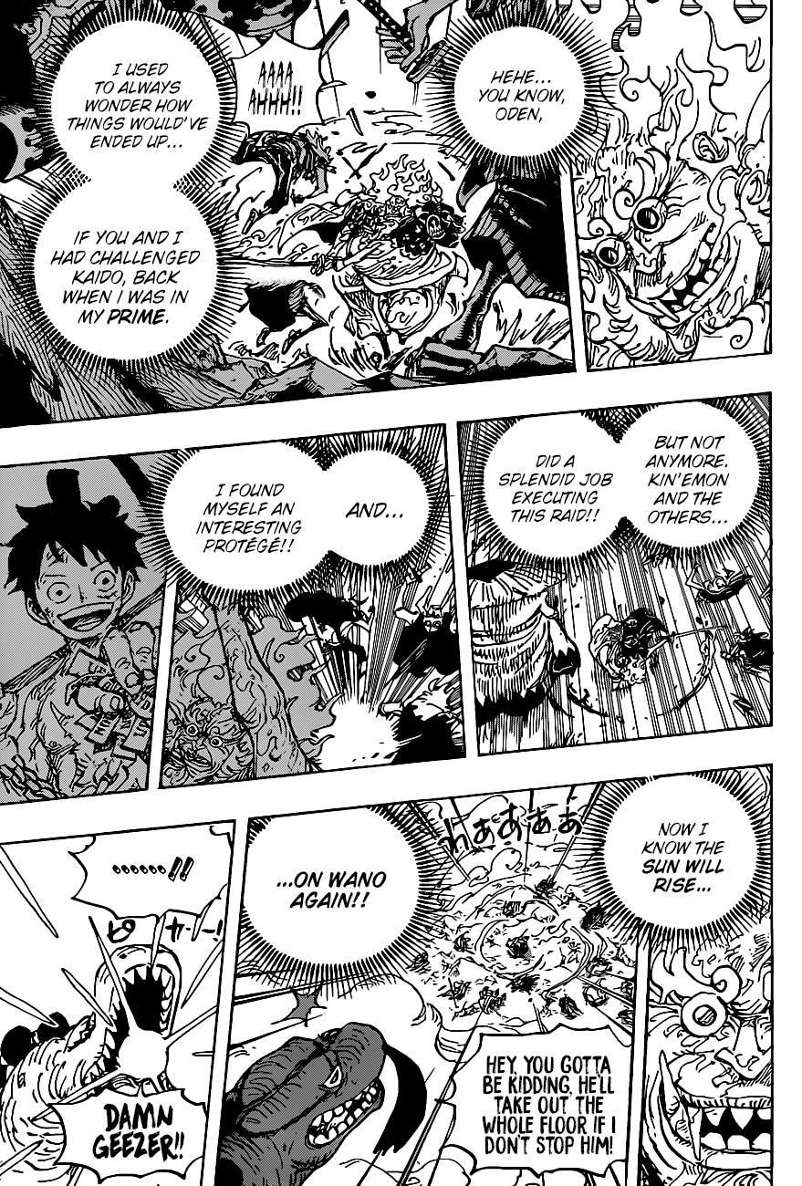 One Piece Chapter 1006 page 13 - Chapter 1006: The Honorable Hyougoro of the Flower