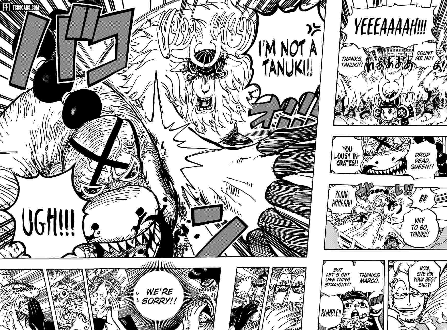One Piece Chapter 1007 page 13 - Chapter 1007: Tanuki-san