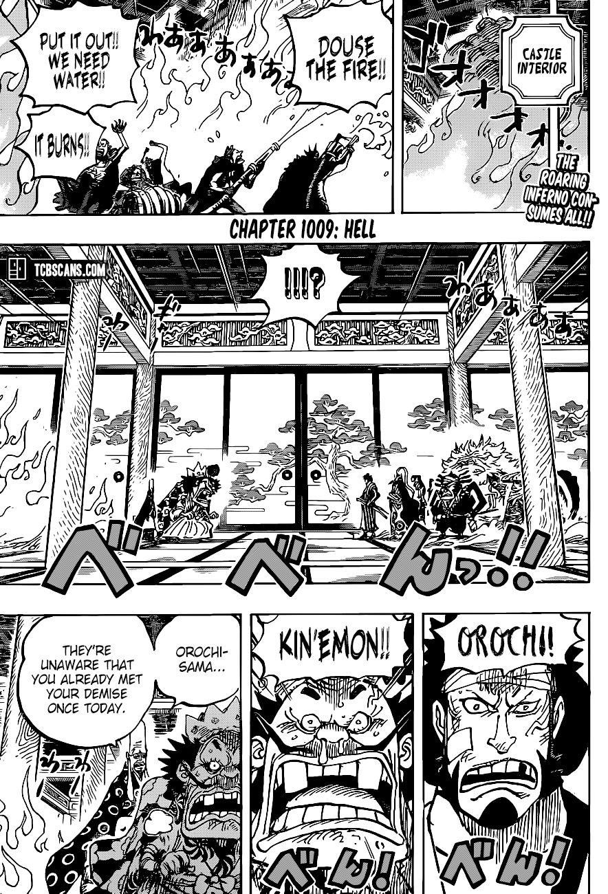 One Piece Chapter 1009 page 3 - Chapter 1009: Naraku