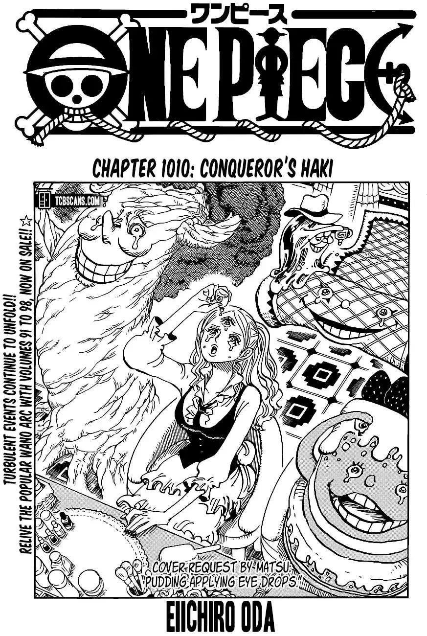 One Piece Chapter 1010 page 1 - Chapter 1010: Color of the Supreme King