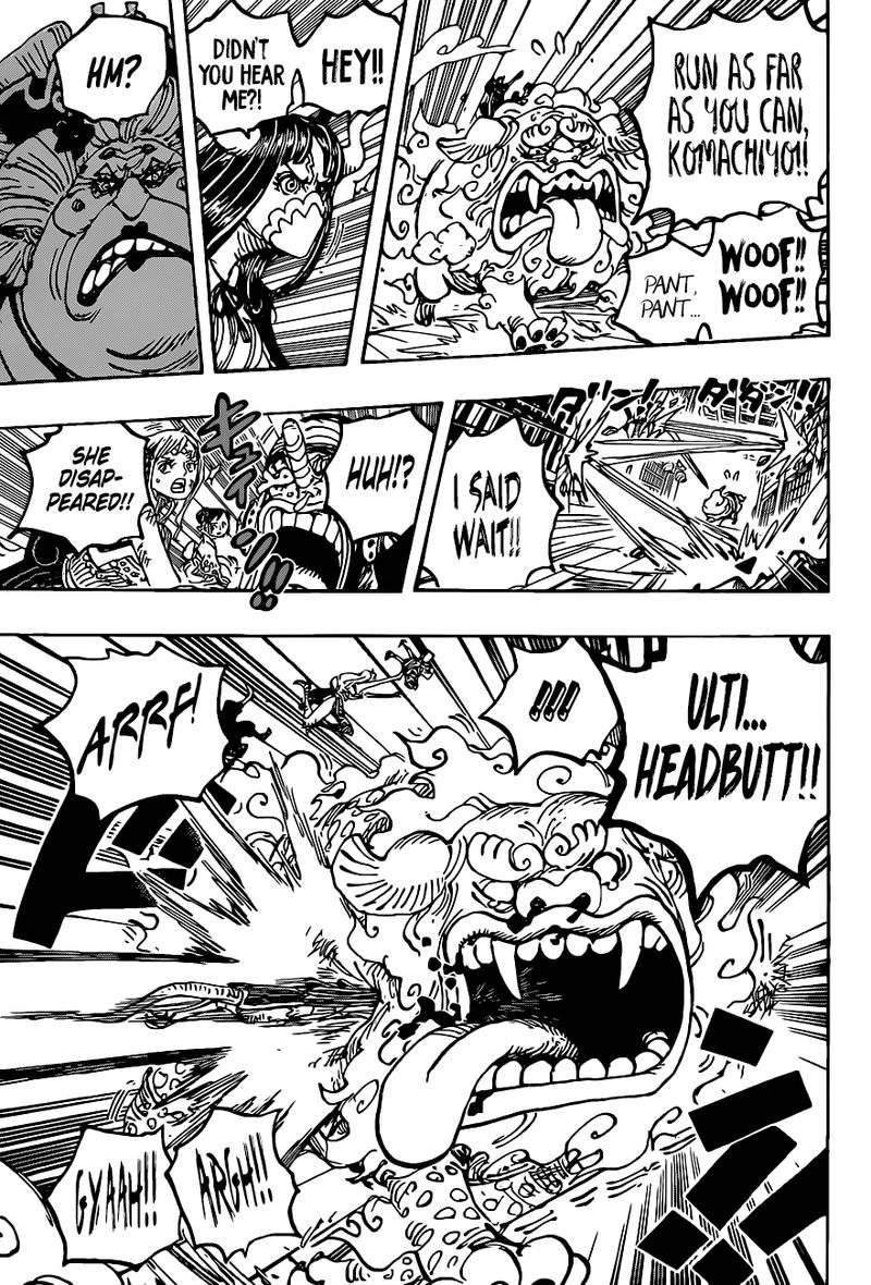 One Piece manga, chapter 1012, page 14 of 18