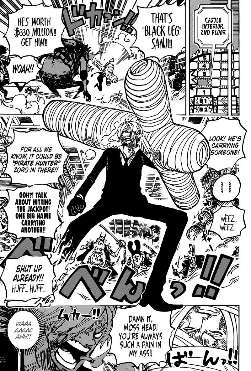 One Piece manga, chapter 1012, page 8 of 18