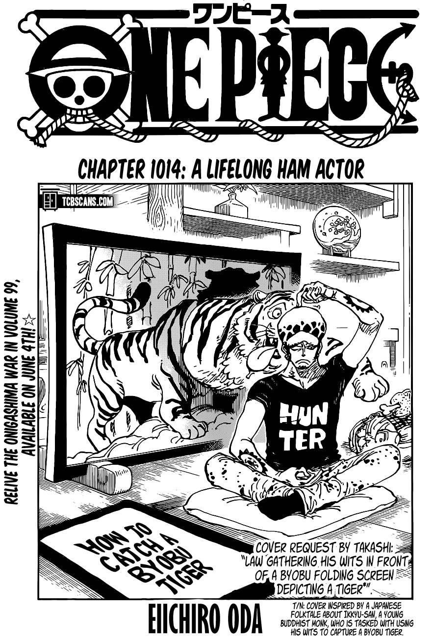 One Piece Chapter 1014 page 1 - Chapter 1014: Life's Lousy Actor