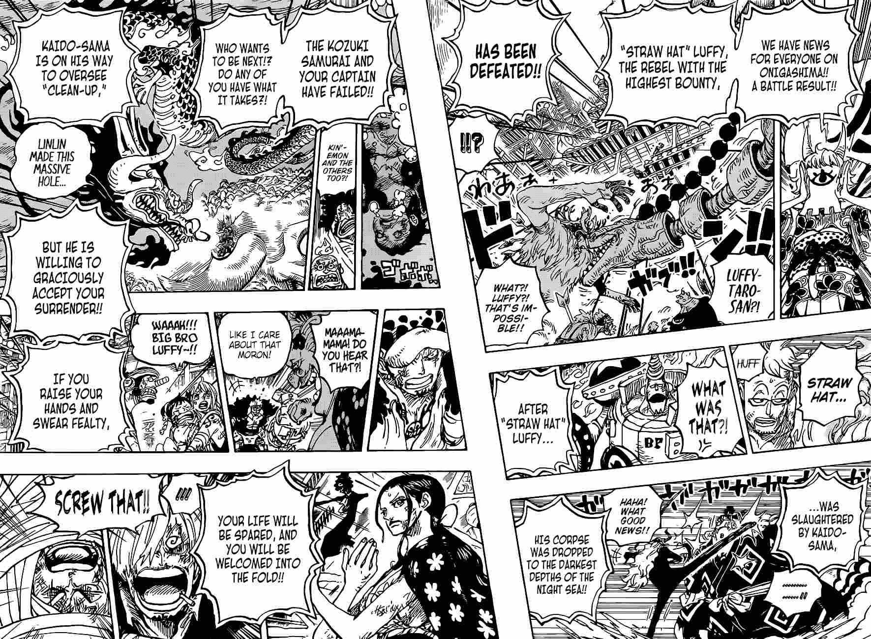 One Piece Chapter 1014 page 8 - Chapter 1014: Life's Lousy Actor