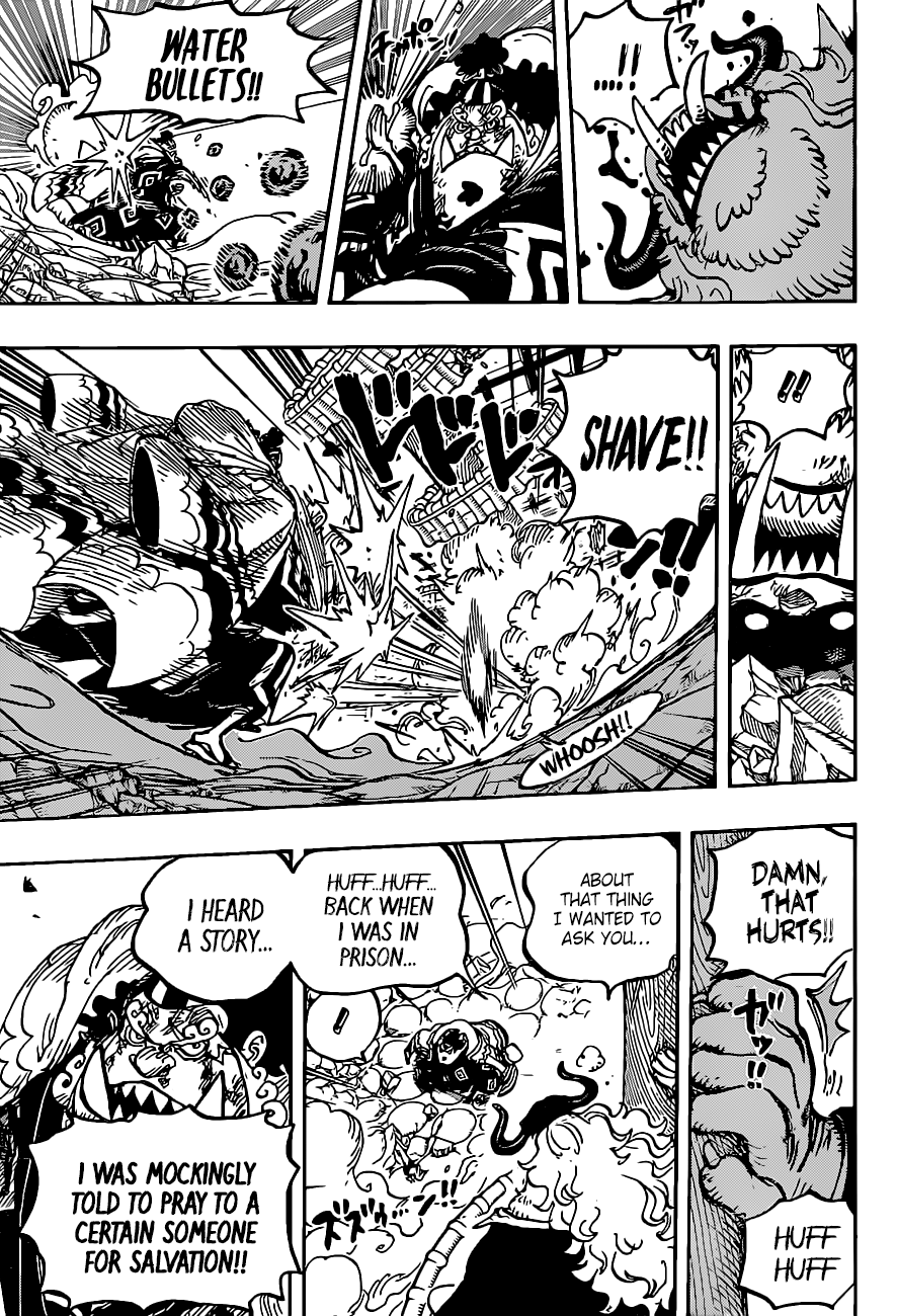One Piece Chapter 1018 page 11 - Chapter 1018: Jinbe vs. Who's-Who