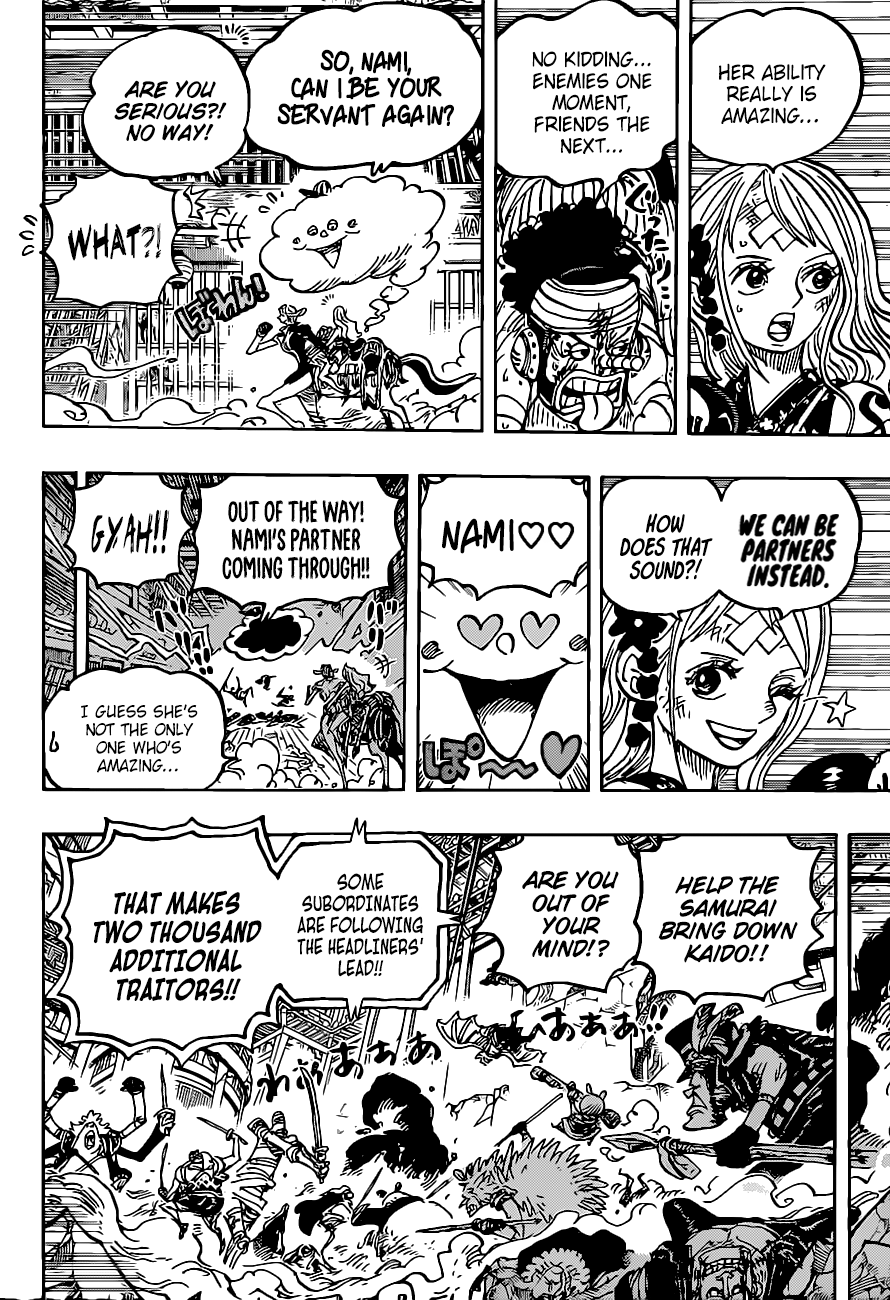 One Piece Chapter 1018 page 4 - Chapter 1018: Jinbe vs. Who's-Who