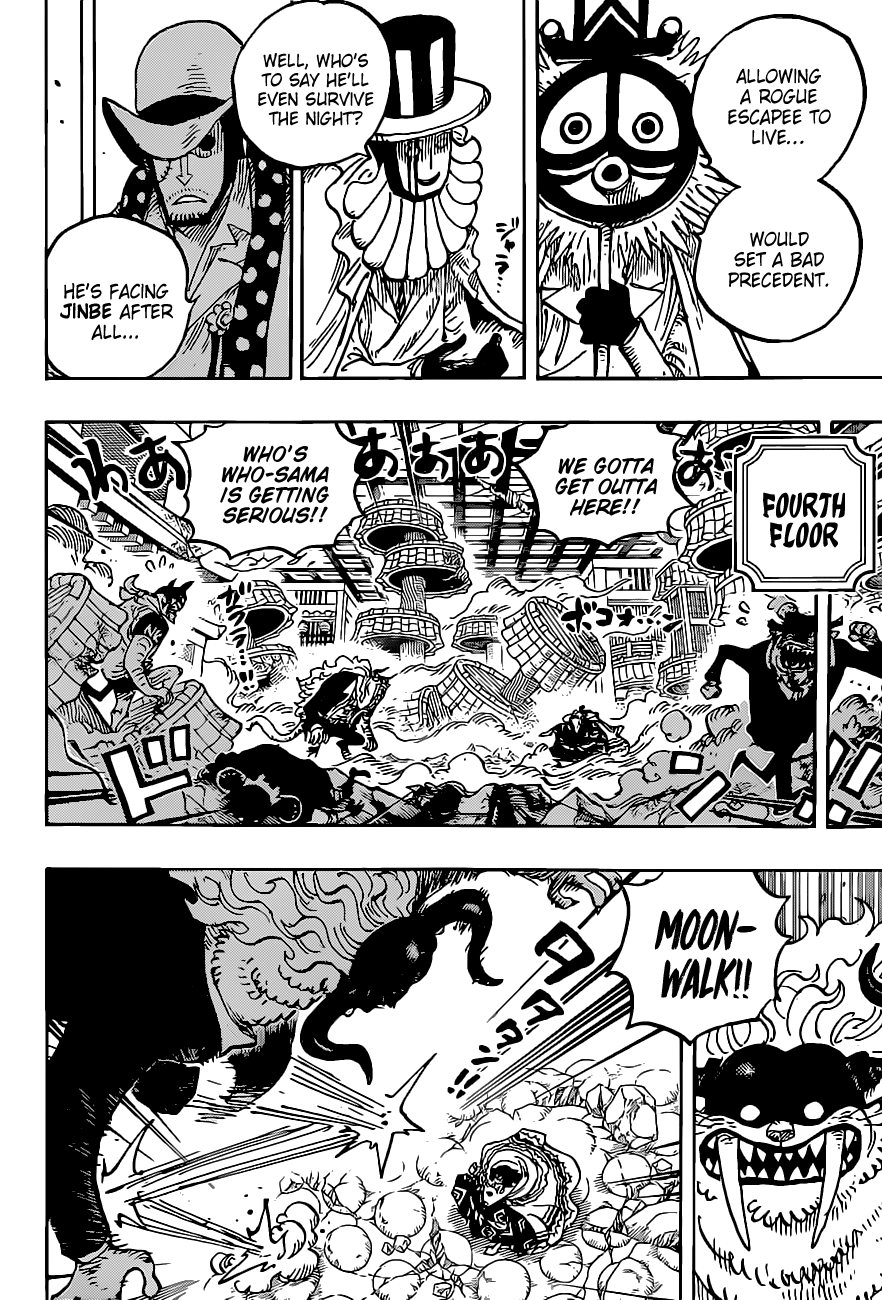 One Piece Chapter 1018 page 6 - Chapter 1018: Jinbe vs. Who's-Who
