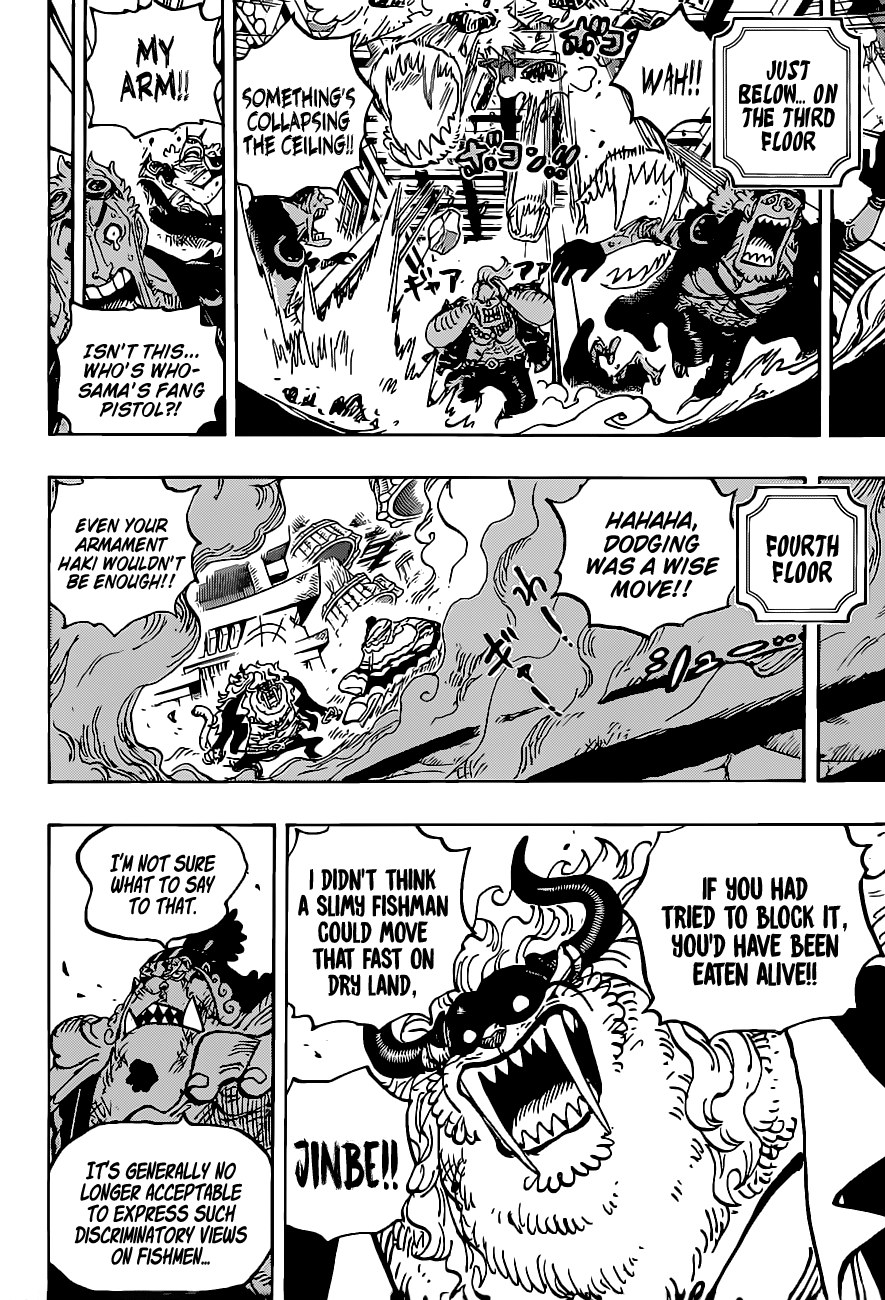 One Piece Chapter 1018 page 8 - Chapter 1018: Jinbe vs. Who's-Who