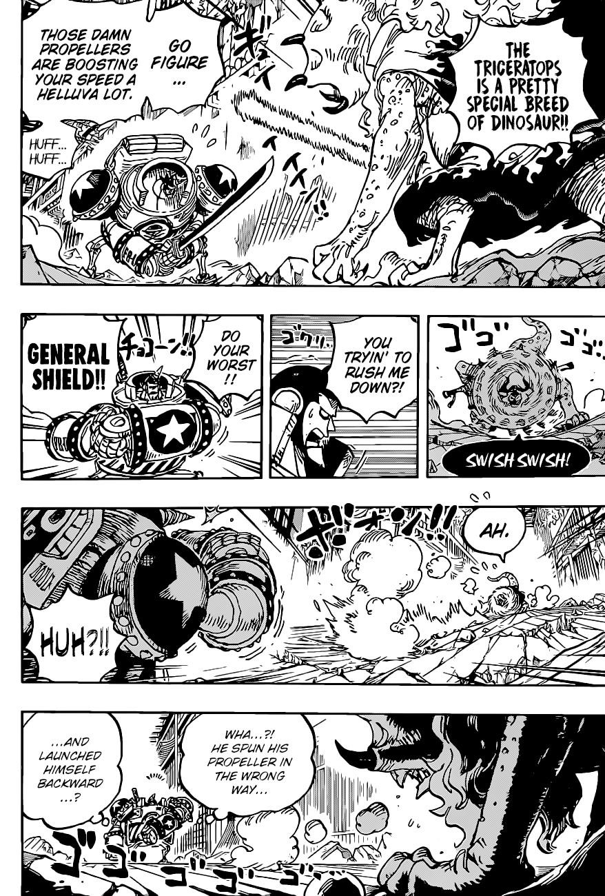 One Piece Chapter 1019 page 11 - Chapter 1019: Heliceratops