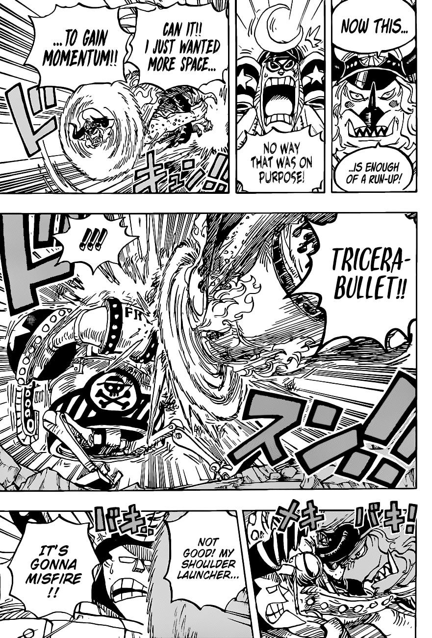 One Piece Chapter 1019 page 12 - Chapter 1019: Heliceratops