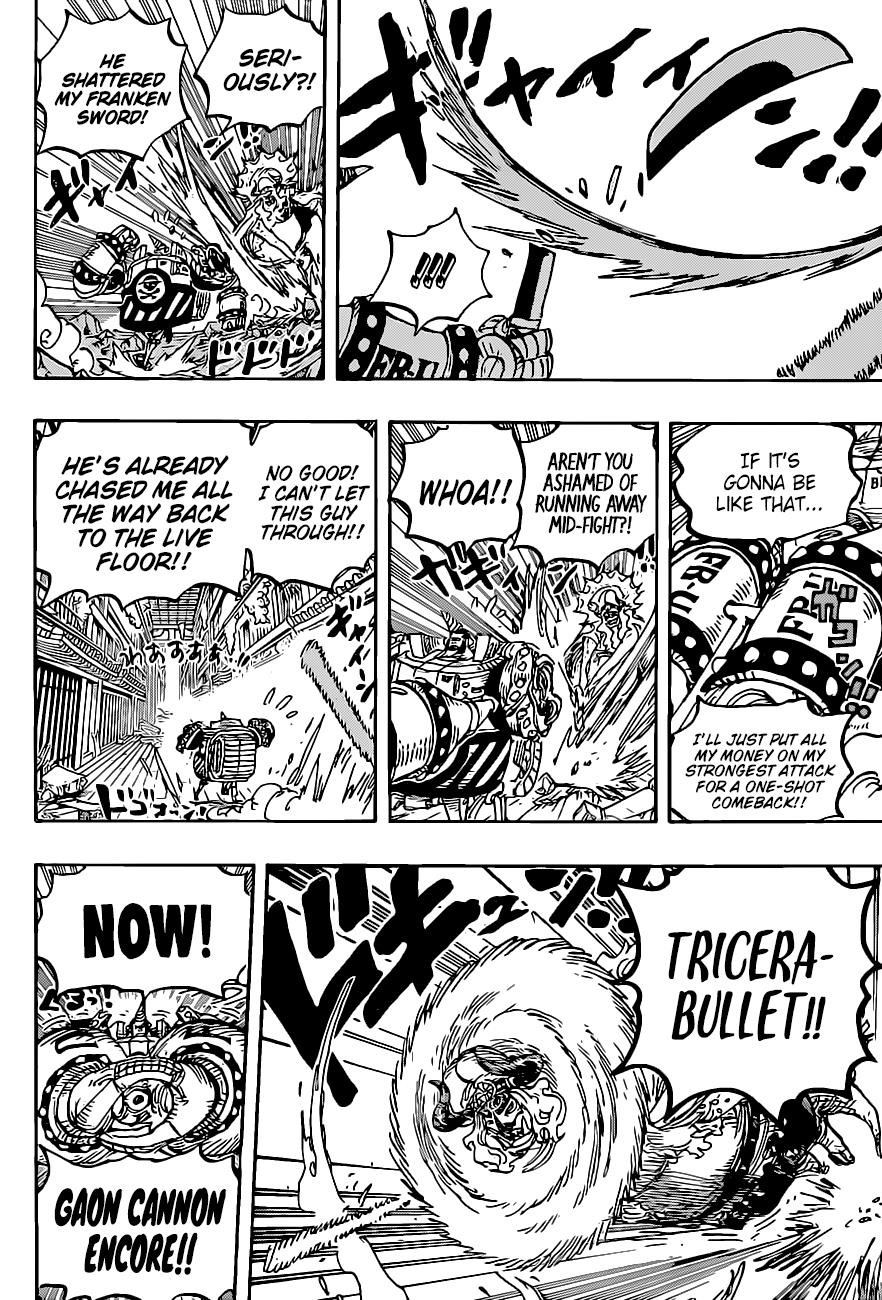 One Piece Chapter 1019 page 15 - Chapter 1019: Heliceratops