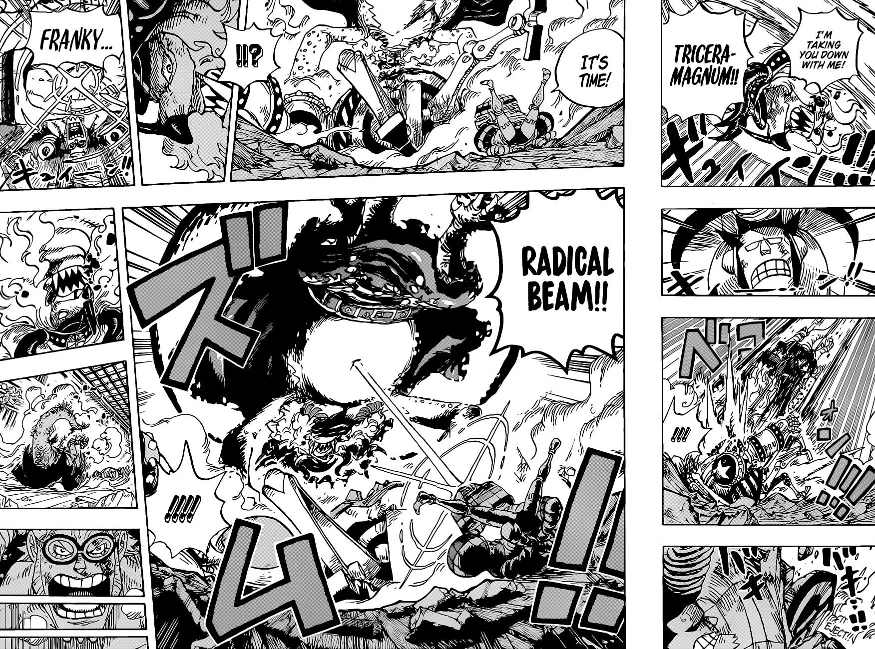 One Piece Chapter 1019 page 17 - Chapter 1019: Heliceratops