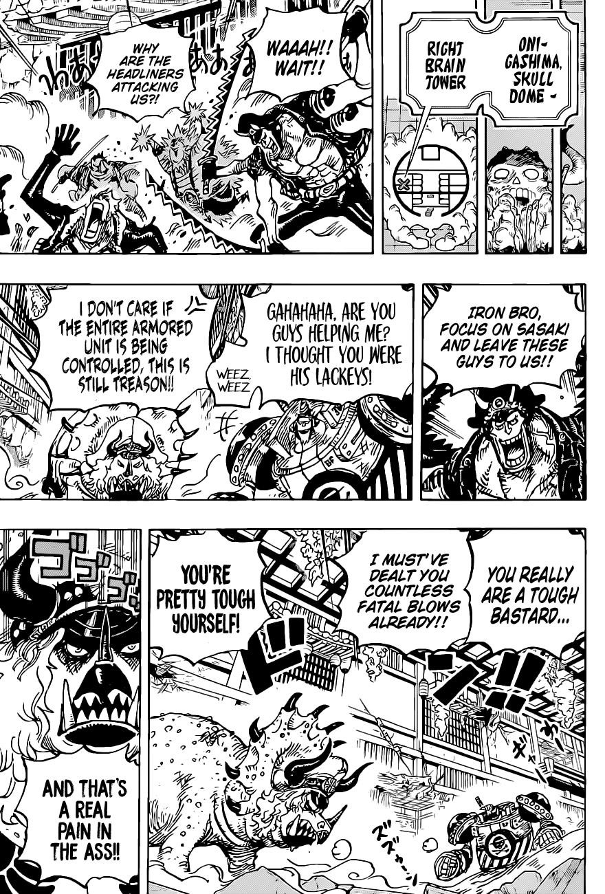 One Piece Chapter 1019 page 6 - Chapter 1019: Heliceratops