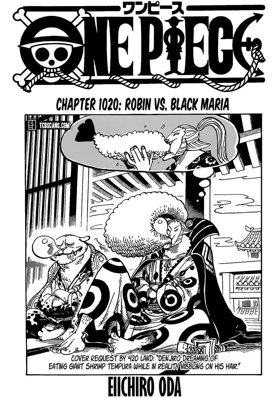 One Piece Chapter 1020 page 1 - Chapter 1020: Robin vs. Black Maria