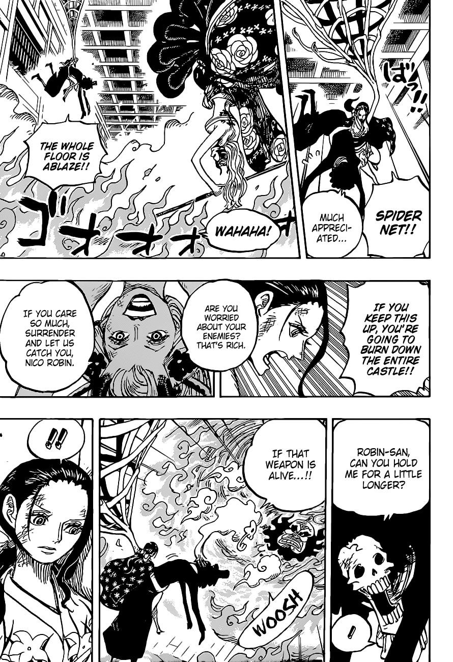 One Piece Chapter 1020 page 11 - Chapter 1020: Robin vs. Black Maria