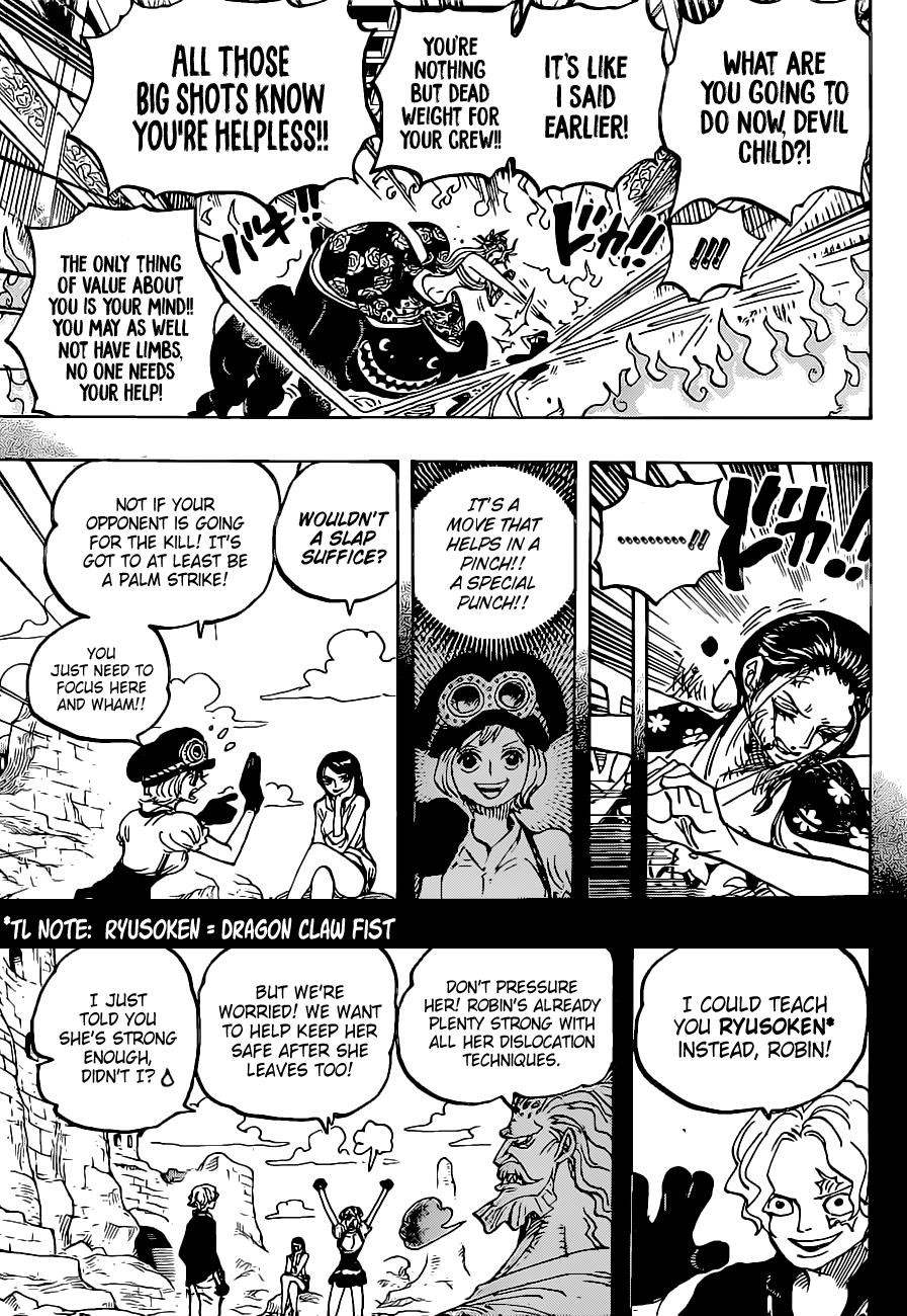 One Piece manga, chapter 1021, page 11 of 20