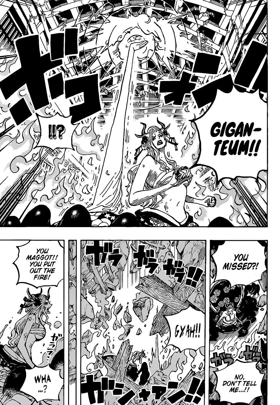 One Piece manga, chapter 1021, page 13 of 20