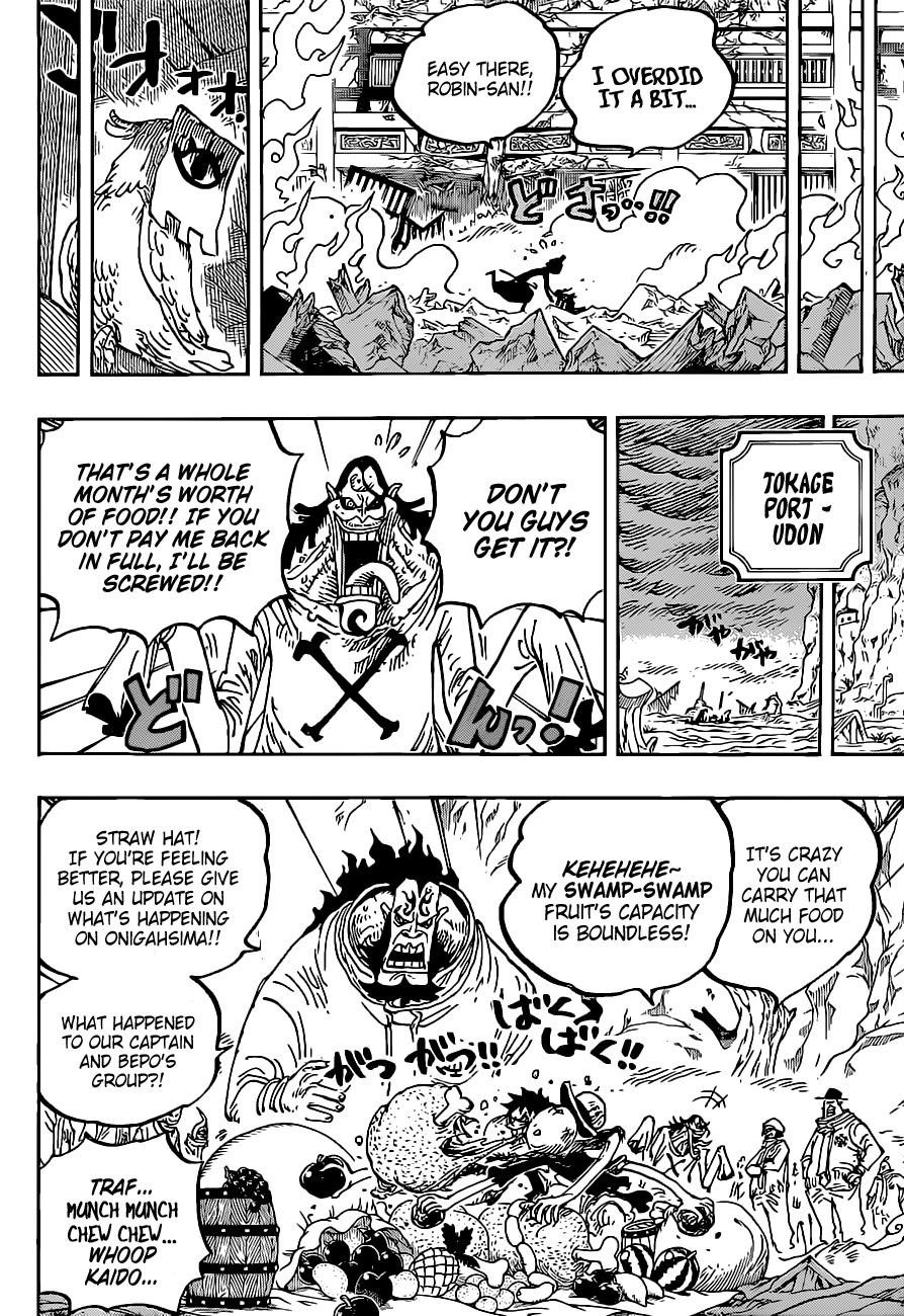 One Piece manga, chapter 1021, page 16 of 20