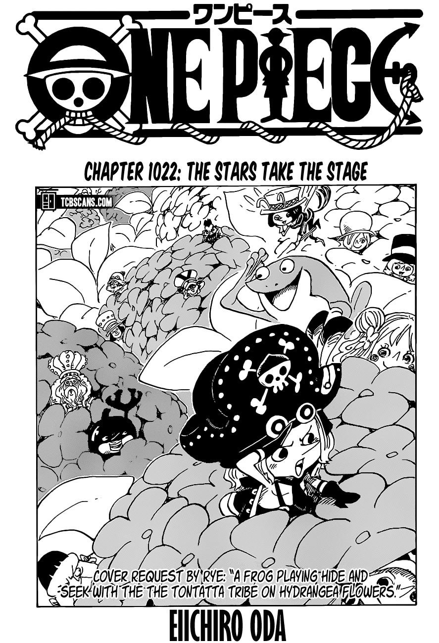 One Piece Chapter 1022 page 1 - Chapter 1022: The Stars Take the Stage