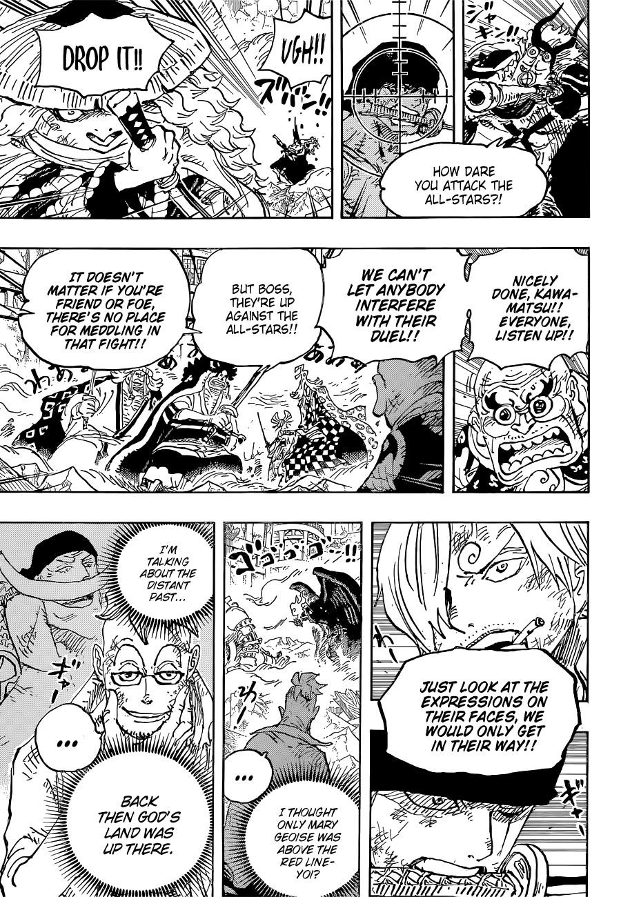 One Piece Chapter 1023 page 4 - Chapter 1023: Two Peas in a Pod