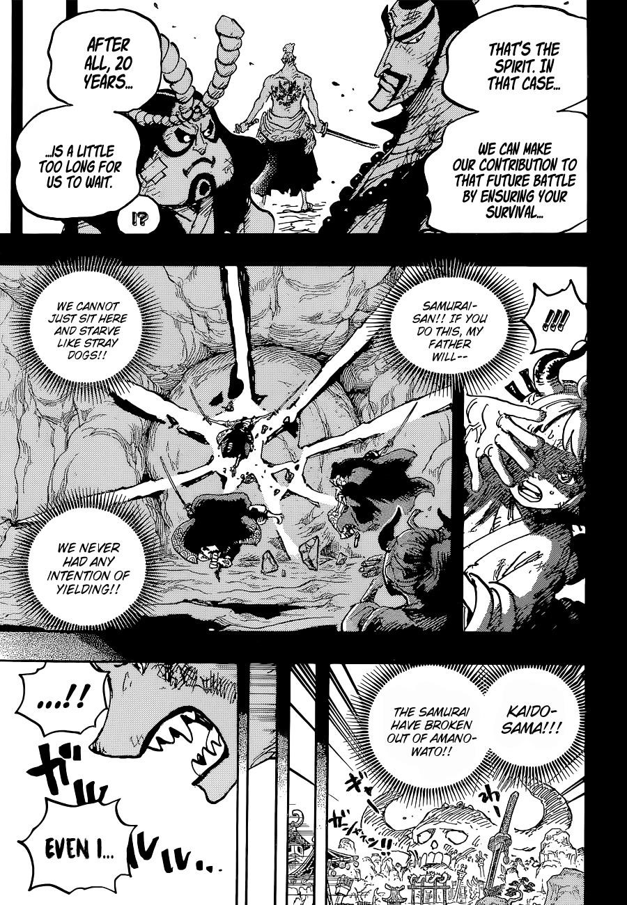One Piece manga, chapter 1024, page 18 of 23