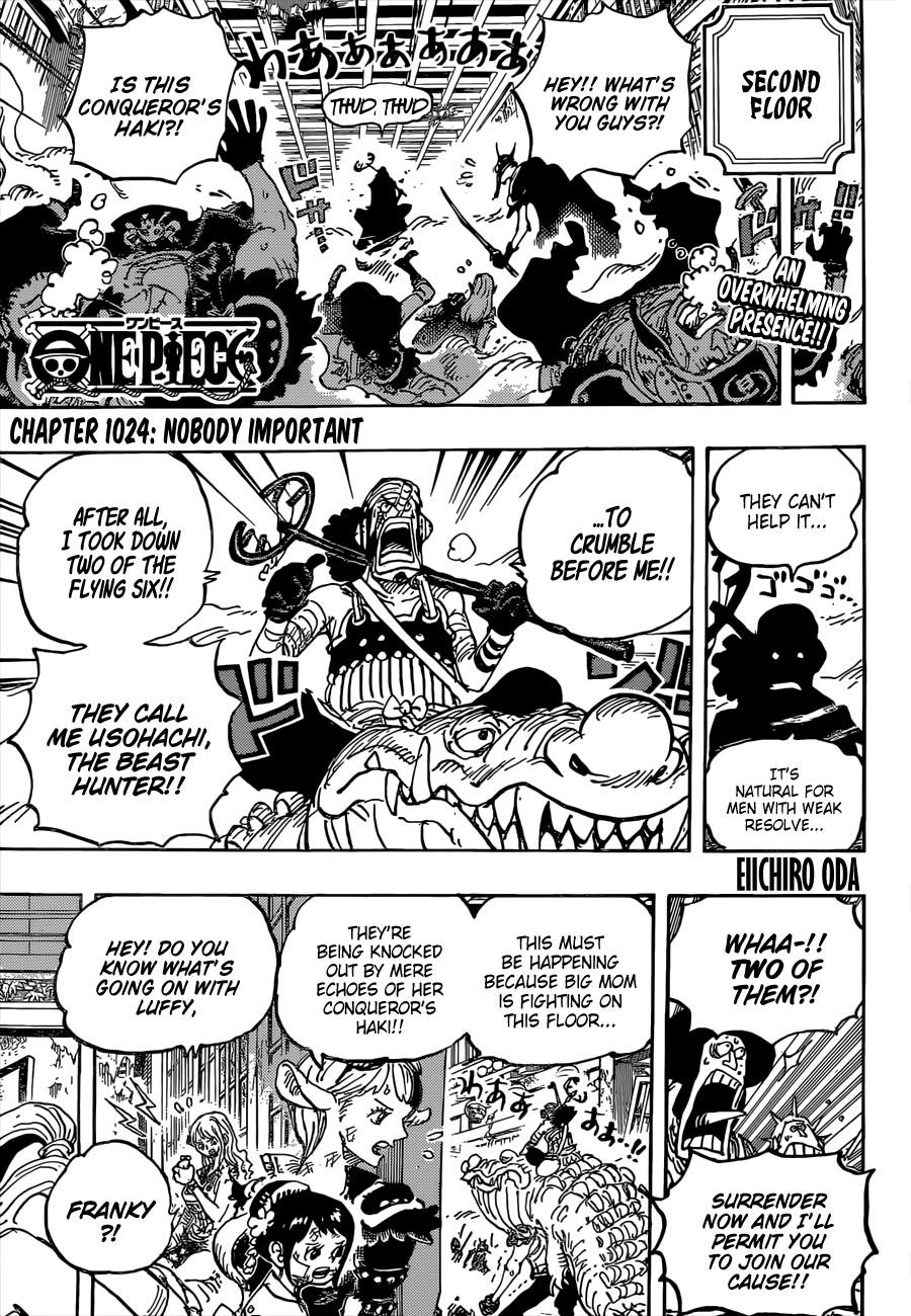 One Piece manga, chapter 1024, page 4 of 23