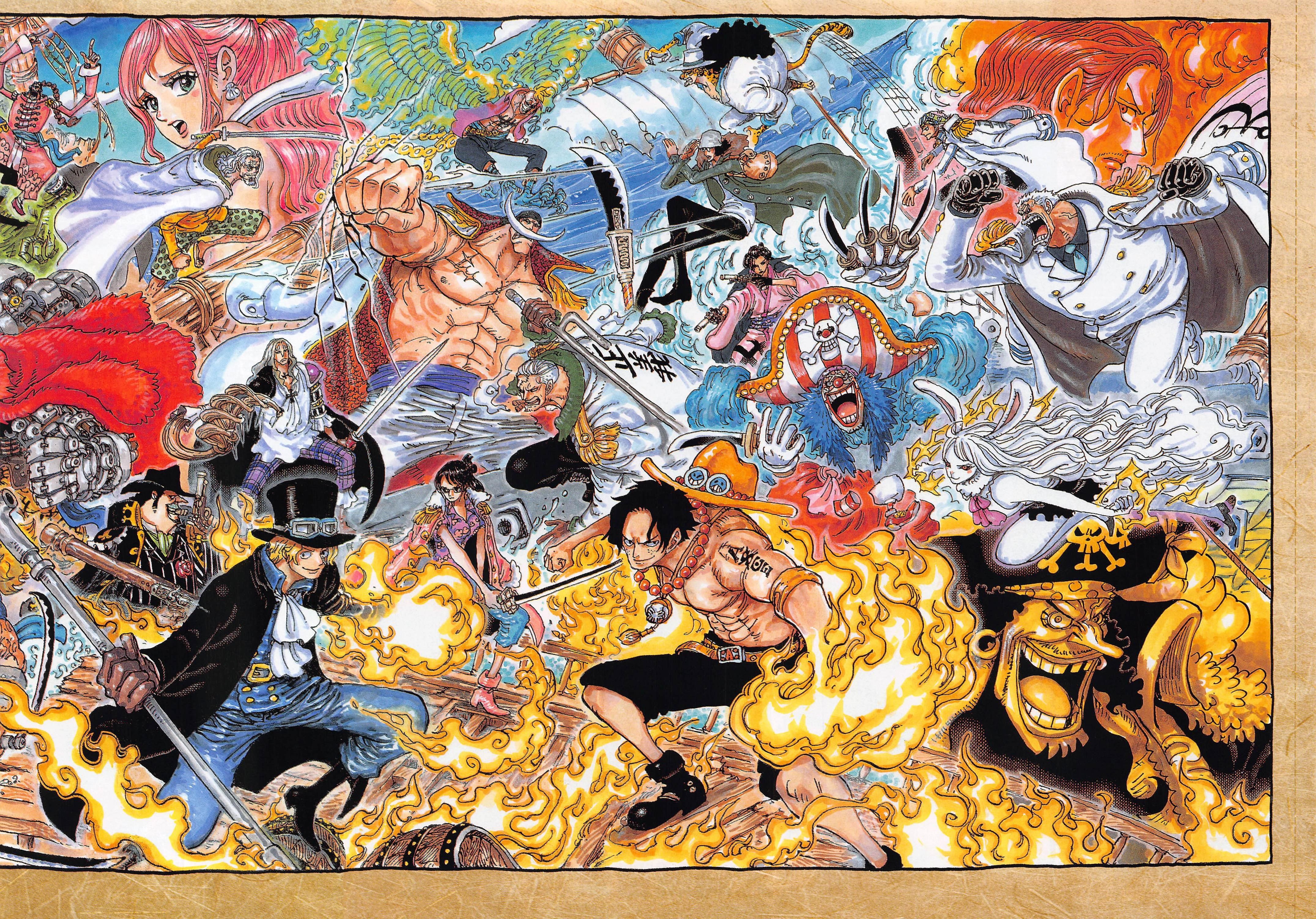 One Piece Chapter 1025 page 2 - Chapter 1025: Twin Dragons Painting