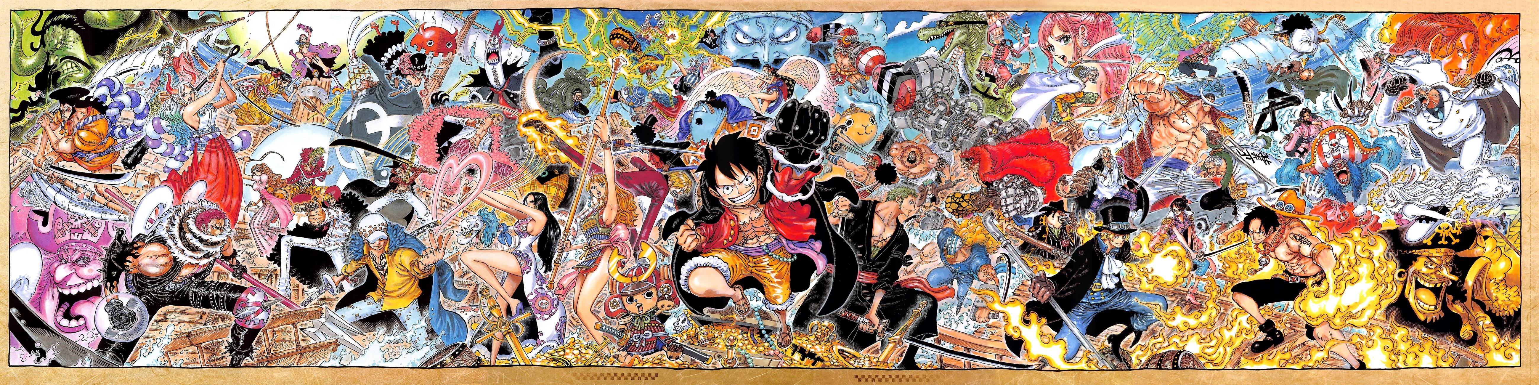 One Piece Chapter 1025 page 3 - Chapter 1025: Twin Dragons Painting