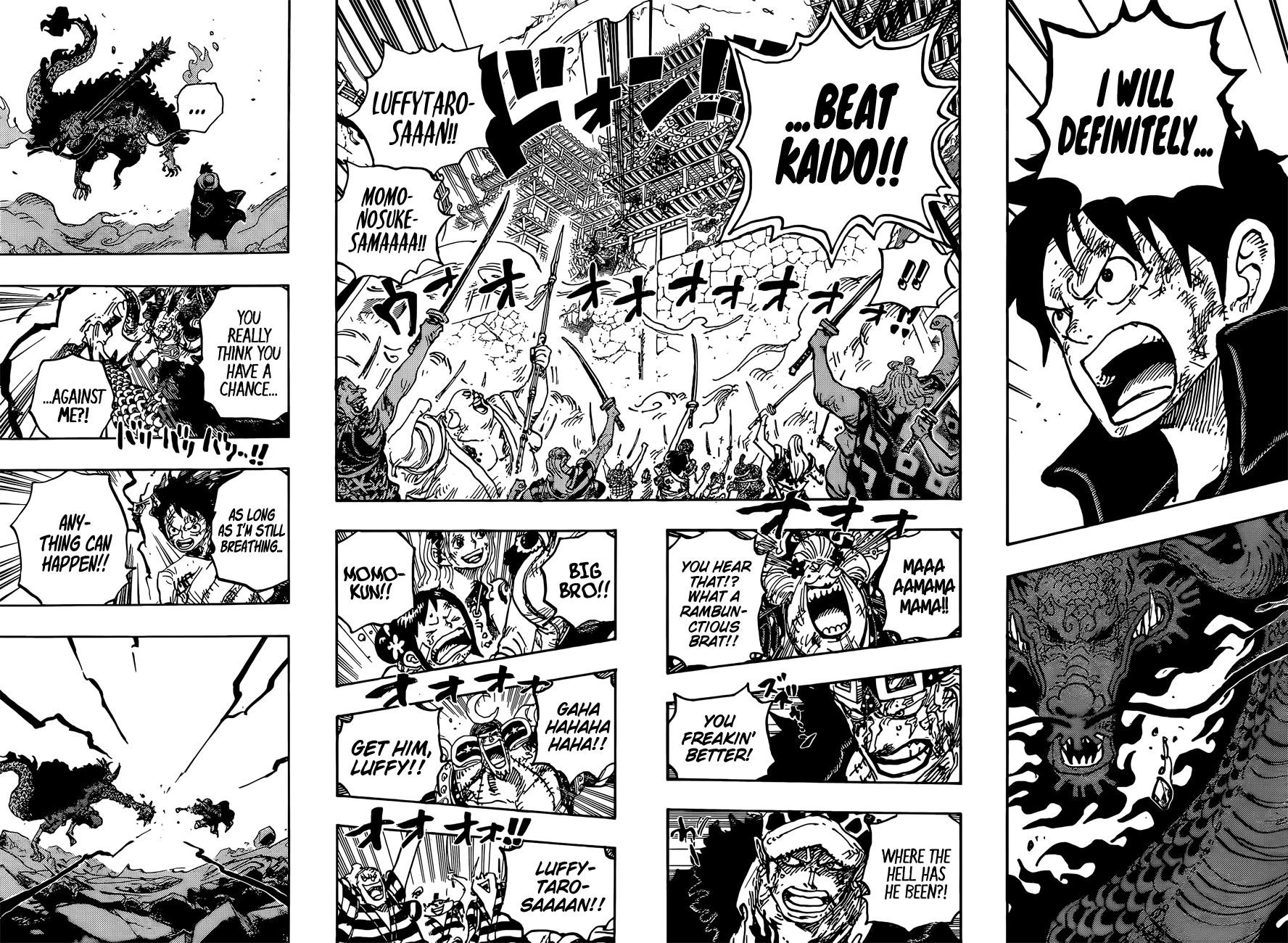One Piece manga, chapter 1026, page 13 of 19