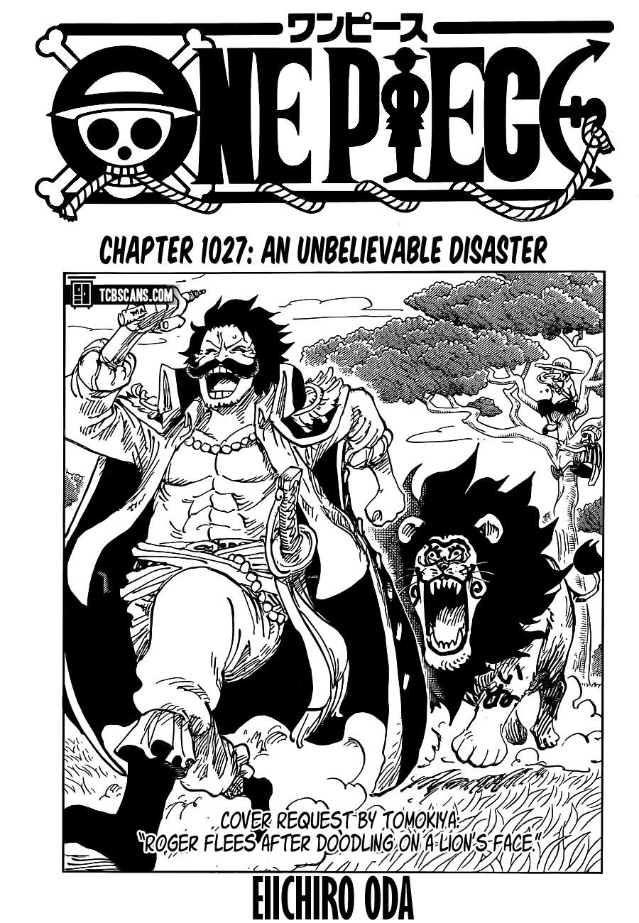 One Piece Chapter 1027 page 1 - Chapter 1027: Danger Beyond Imagining