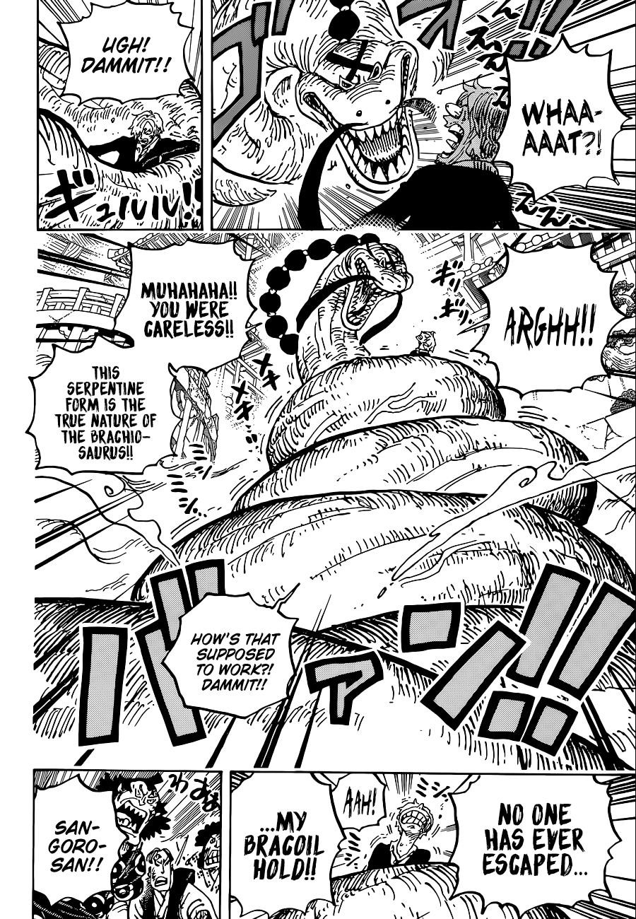 One Piece Chapter 1028 page 14 - Chapter 1028: Brachiojaurus