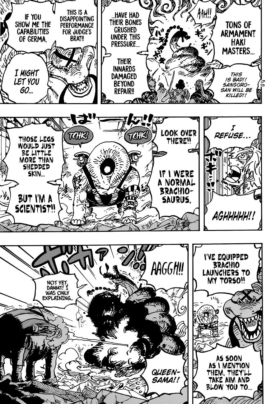 One Piece Chapter 1028 page 15 - Chapter 1028: Brachiojaurus