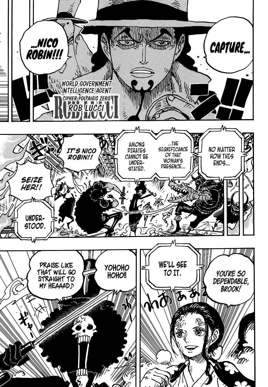 One Piece Chapter 1028 page 5 - Chapter 1028: Brachiojaurus