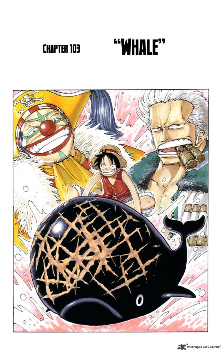 One Piece manga, chapter 103, page 2 of 26