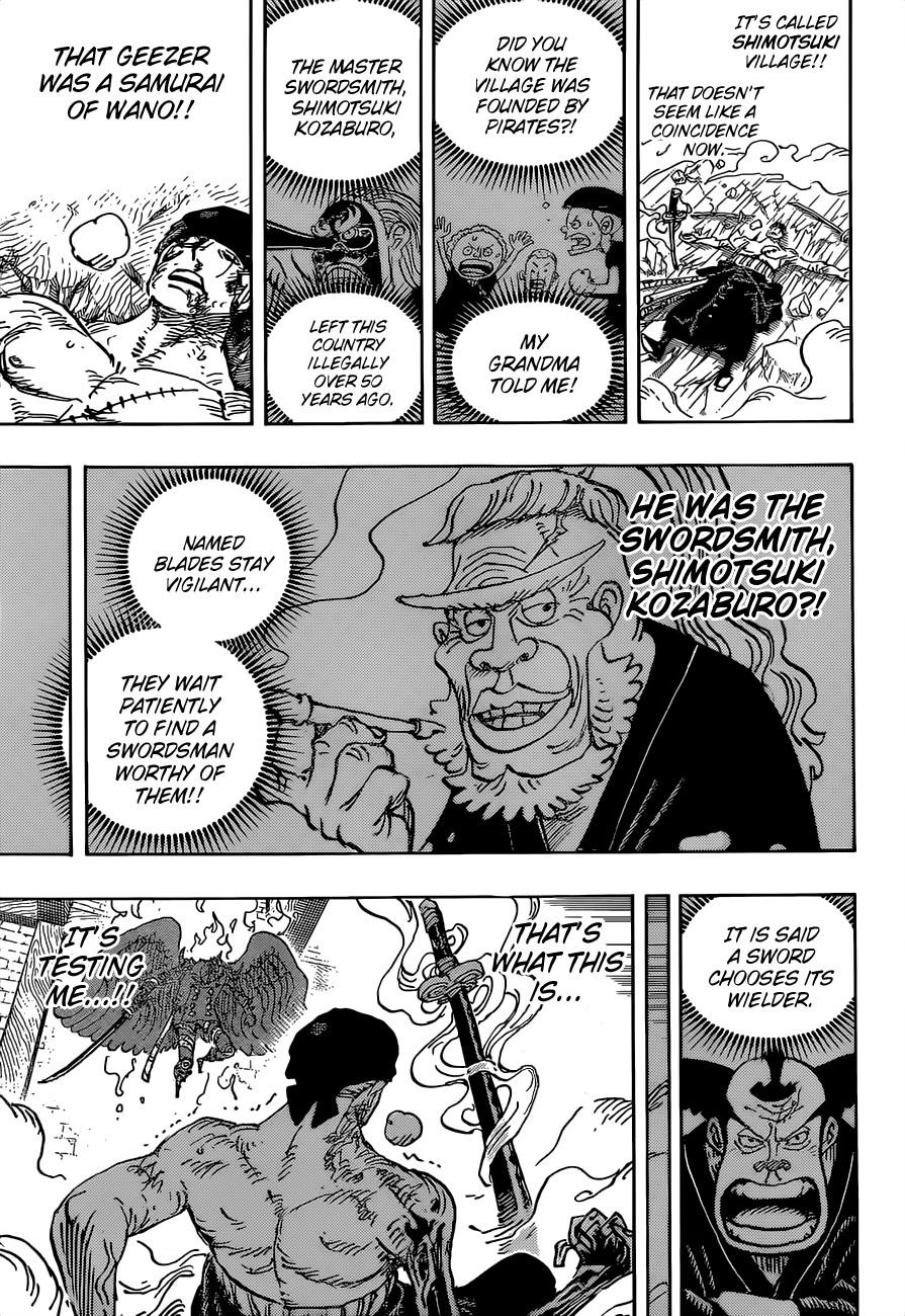 One Piece Chapter 1033 page 15 - Chapter 1033: Shimotsuki Kouzaburou