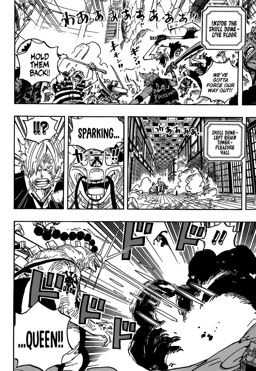 One Piece Chapter 1034 page 4 - Chapter 1034: Sanji vs. Queen