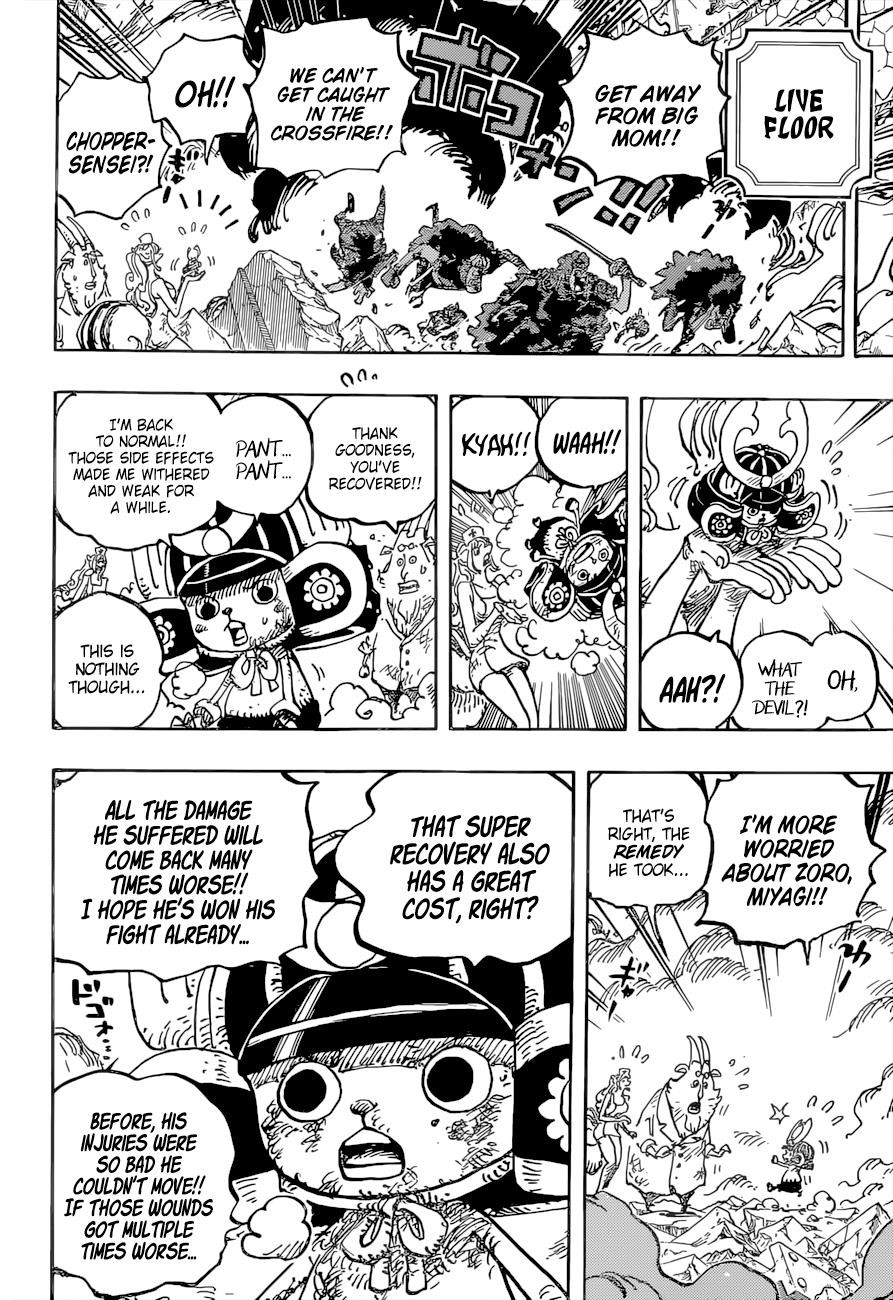 One Piece Chapter 1038 page 4 - Chapter 1038: Kid & Law vs. Big Mom