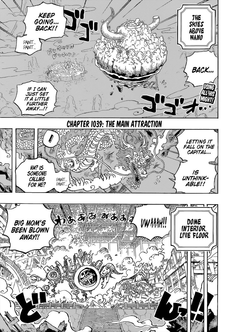 One Piece Chapter 1039 page 3 - Chapter 1039: Top Billing