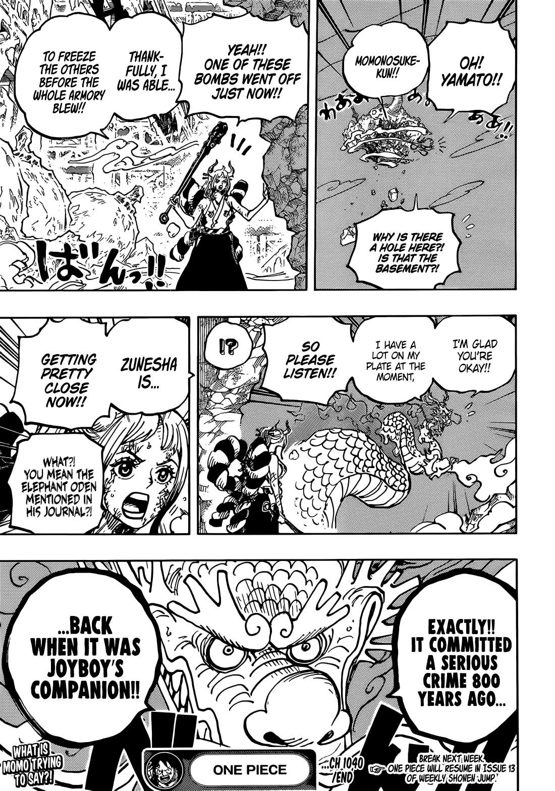One Piece Chapter 1040 page 12 - Chapter 1040: Wasted Words on Young Ears