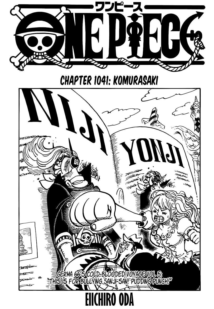 One Piece Chapter 1041 page 1 - Chapter 1041: Komurasaki