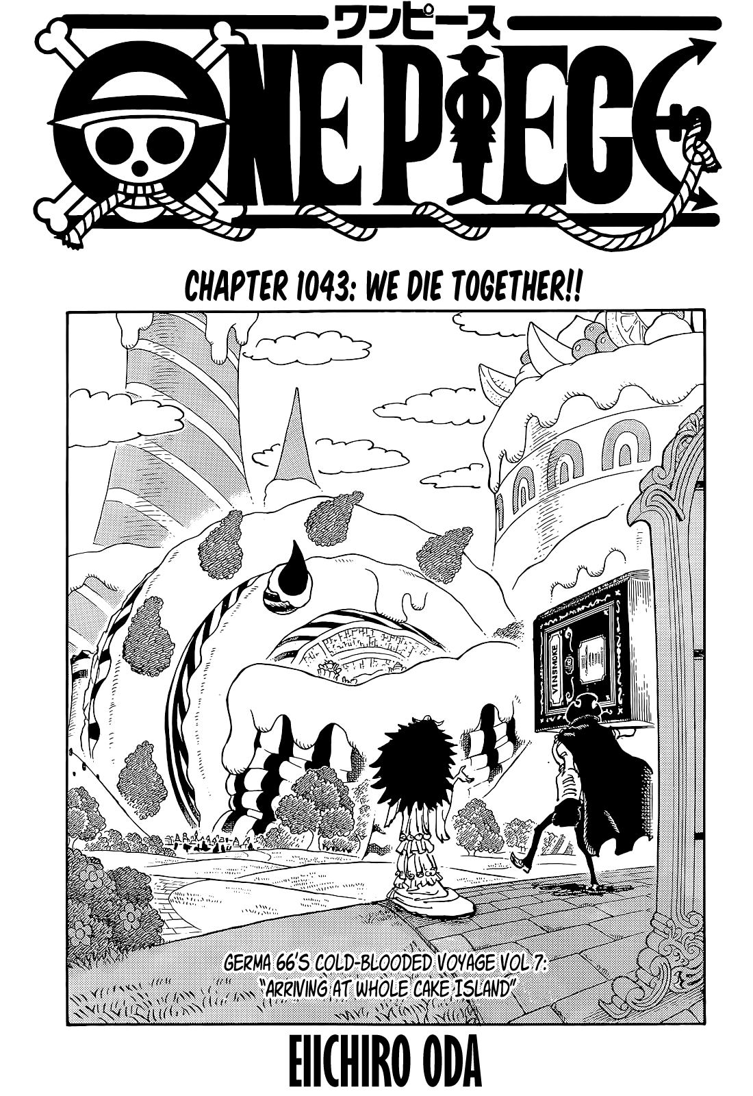 One Piece Chapter 1043 page 1 - Chapter 1043: Let's Face Death Together!!!